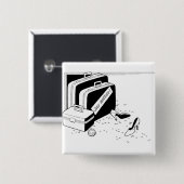 Spezielle Betreuung für die Verheiratung Button (Vorne & Hinten)