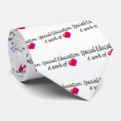 Spezielle Bildung eine Arbeit der Liebe Krawatte (Gerollt)