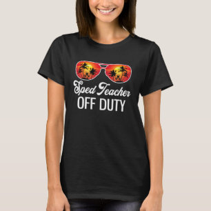 Spezielle Bildung hat Lehrer von der Sonnenbrille  T-Shirt