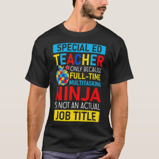 Spezielle Bildung Lehrer Autismus Angebot Geschenk T-Shirt