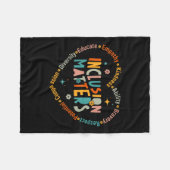 Spezielle Bildung Lehrer Inklusion S Autismus Awar Fleecedecke (Vorderseite (Horizontal))