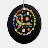 Spezielle Bildung Lehrer Inspiration Autismus Awa Keramik Ornament (Links)