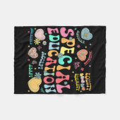 Spezielle Bildung Lehrer Inspiration Speach Fleecedecke (Vorderseite (Horizontal))