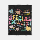 Spezielle Bildung Lehrer Inspiration Speach Fleecedecke (Vorderseite)