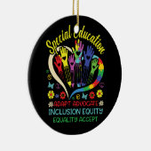 Spezielle Bildung Lehrer Inspiration SPED Unterric Keramik Ornament (Rechts)