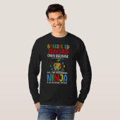 Spezielle Bildung Lehrer Multitasking Ninja 1 T-Shirt (Vorne ganz)