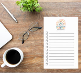 Spezielle Bildung Lehrer Retrofarben boho rainbo Post-it Klebezettel