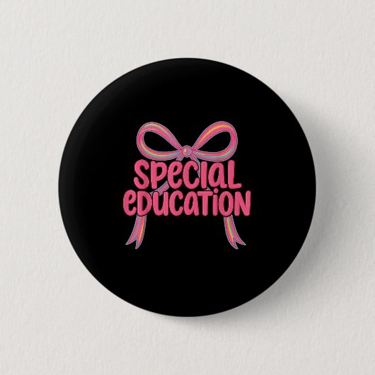 Spezielle Bildung Rainbow Bow Suprtion Team Sped T Button (Vorderseite)