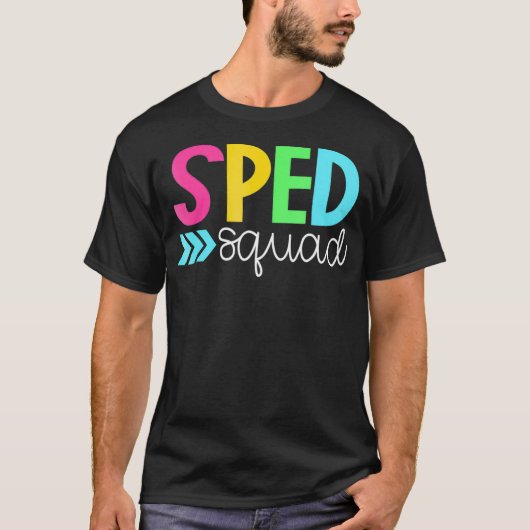 Spezielle Bildung SPED Team Squad T-Shirt (Vorderseite)