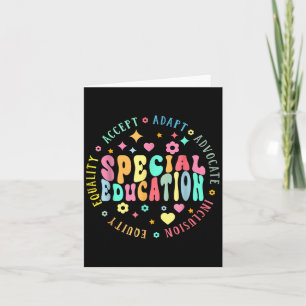 Spezielle Bildung Squad Dream Team Sped Teacher Ki Karte