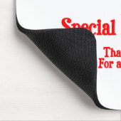 Spezielle Bildungs-Anerkennung Mousepad (Ecke)