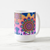 Spezielle BOHO Kaffee Tasse Mandala Muster (VorderseiteRechts)