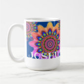 Spezielle BOHO Kaffee Tasse Mandala Muster (Links)