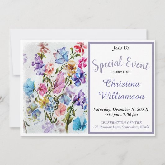 Spezielle Brunch-Feier Einladung (Vorderseite)