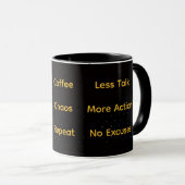 Spezielle dunkle Tasse (VorderseiteRechts)