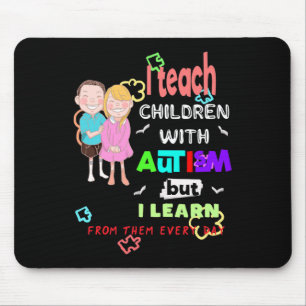 Spezielle Ed SPED Lehrerin unterrichtet Cool Autis Mousepad