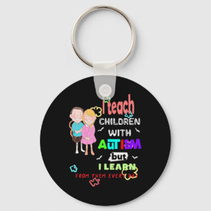 Spezielle Ed Sped Teacher Unterrichten Coole Autis Schlüsselanhänger