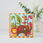 Spezielle Einladungen für Wildtiere (Stehend Vorderseite)