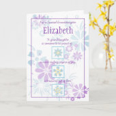 Spezielle Enkelin-kundengerechte Karte (Gelbe Blume)