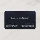 Spezielle Events Planer Visitenkarten für Red Tepp Visitenkarte (Rückseite)