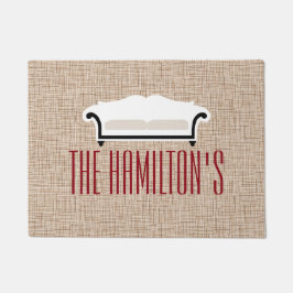 Spezielle Familienunterkunft Fußmatte