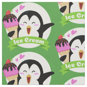 Spezielle Farbe Eiscreme Pinguin-Gewebe Stoff