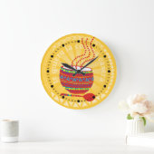 Spezielle Farbe mexikanische Küchenuhr Große Wanduhr (Zuhause)