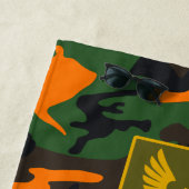 Spezielle FARBEN und monogramm-Militärübungen: Strandtuch (Beispiel)