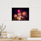 Spezielle Feuerwerkskörper Poster (Küche)