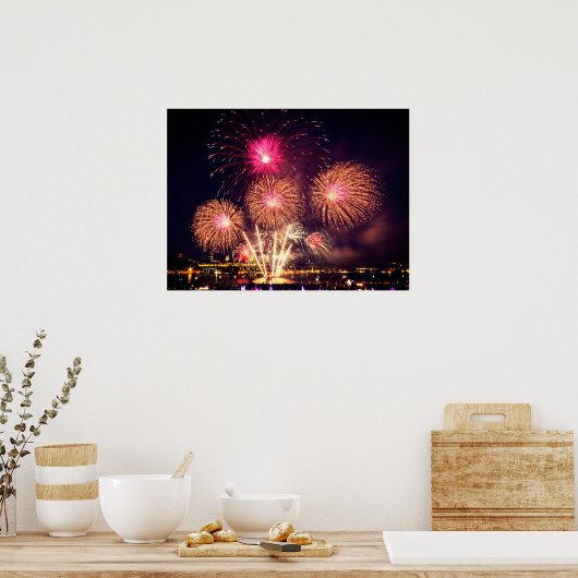 Spezielle Feuerwerkskörper Poster (Küche)