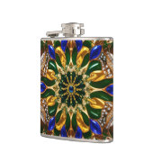 Spezielle Flasche mit brasilianischem Farbdesign Flachmann (Links)