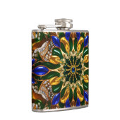 Spezielle Flasche mit brasilianischem Farbdesign Flachmann (Rechts)