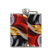 Spezielle Flasche mit deutschem Farbdesign Flachmann (Rückseite)