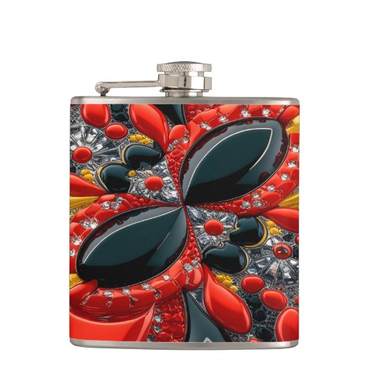 Spezielle Flasche mit deutschem Farbdesign Flachmann (Vorderseite)