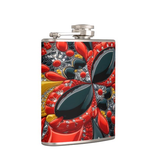 Spezielle Flasche mit deutschem Farbdesign Flachmann (Rechts)