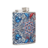 Spezielle Flasche mit französischem Farbdesign Flachmann (Rechts)