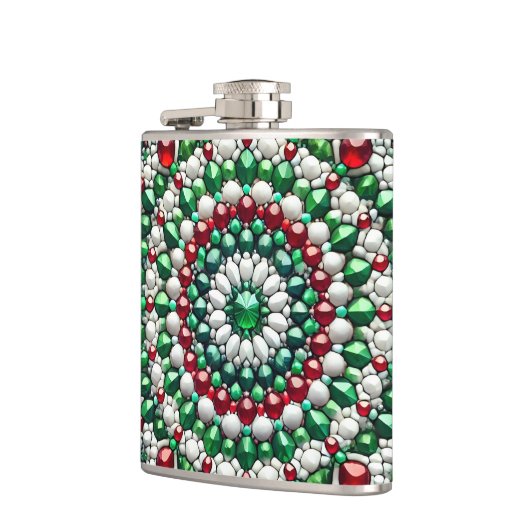 Spezielle Flasche mit italienischem Farbdesign Flachmann (Links)