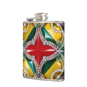 Spezielle Flasche mit Los Angeles Farbdesign Flachmann (Links)