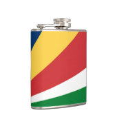 Spezielle Flasche mit seychellischen Farben-Design Flachmann (Rechts)