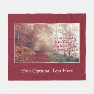 Spezielle Fleece-Decken für Life Quote Fleecedecke