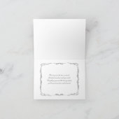 Spezielle Foto-Koordinationsnotiz Dankeskarte (Innenseite)