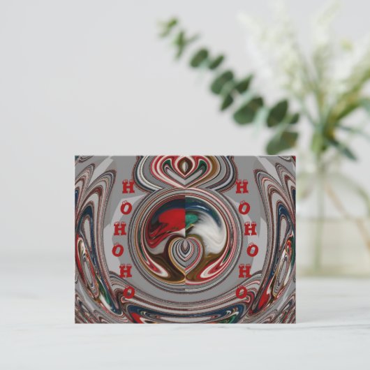 Spezielle frohe Weihnachten Hohoho! Fertigen Sie (Stehend Vorderseite)