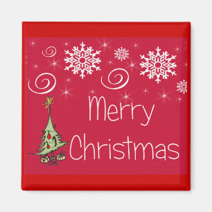Spezielle frohe Weihnachten Magnet