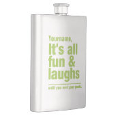 Spezielle FUN & LAUGHS-Flasche Flachmann (Rechts)