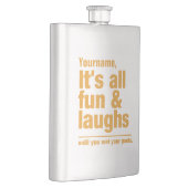 Spezielle FUN & LAUGHS-Flasche Flachmann (Rechts)