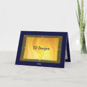 Spezielle Geburtstags-Karte Karte (Rückseite)