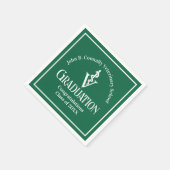 Spezielle Gruppe für grüne Tierärztliche Ausbildun Serviette (Ecke)