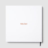 Spezielle heiße Kakao- und Konversationsnacht Gästebuch (Rückseite)