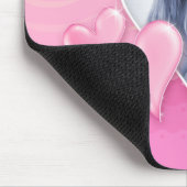 Spezielle Herz-Foto-Schablone Mousepad (Ecke)