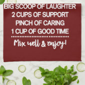 Spezielle Inspirationsquelle für Freundschaft Geschirrtuch (Gefaltet)